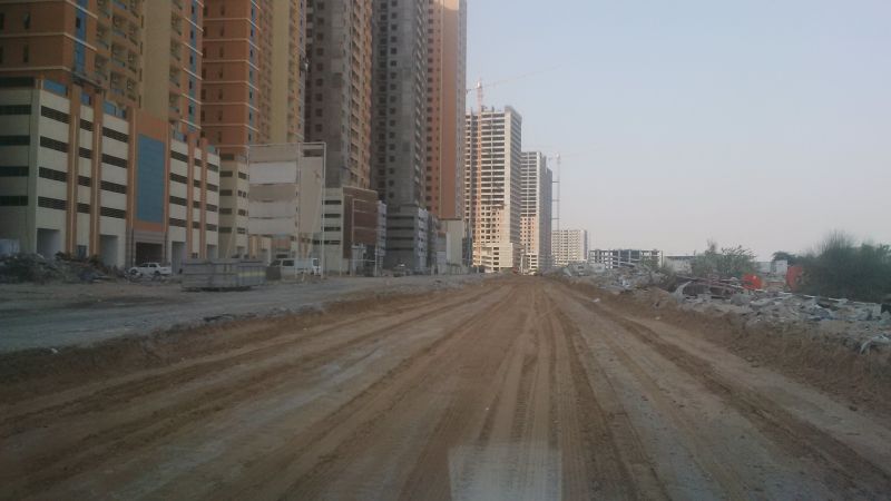 EmiratesCity-Ajman-NewRoadLaidOut